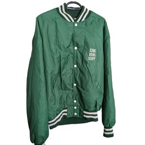 Holloway - Vintage 90s/Y2K Green Bomber / Varsity jacket
